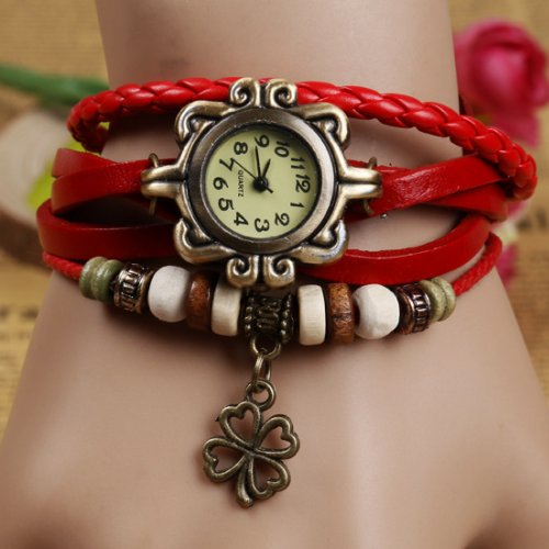Reloj Pulsera Dije Trebol