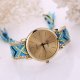Reloj Pulsera Tejido Y Cadena - Color 51