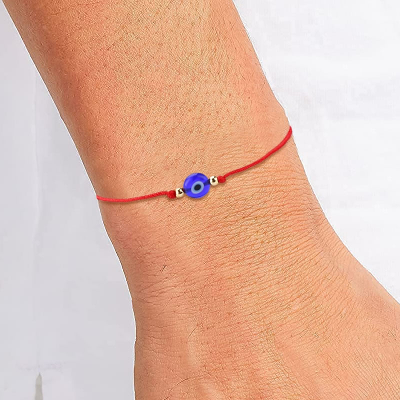 Pulsera Hilo Con Ojo Turco